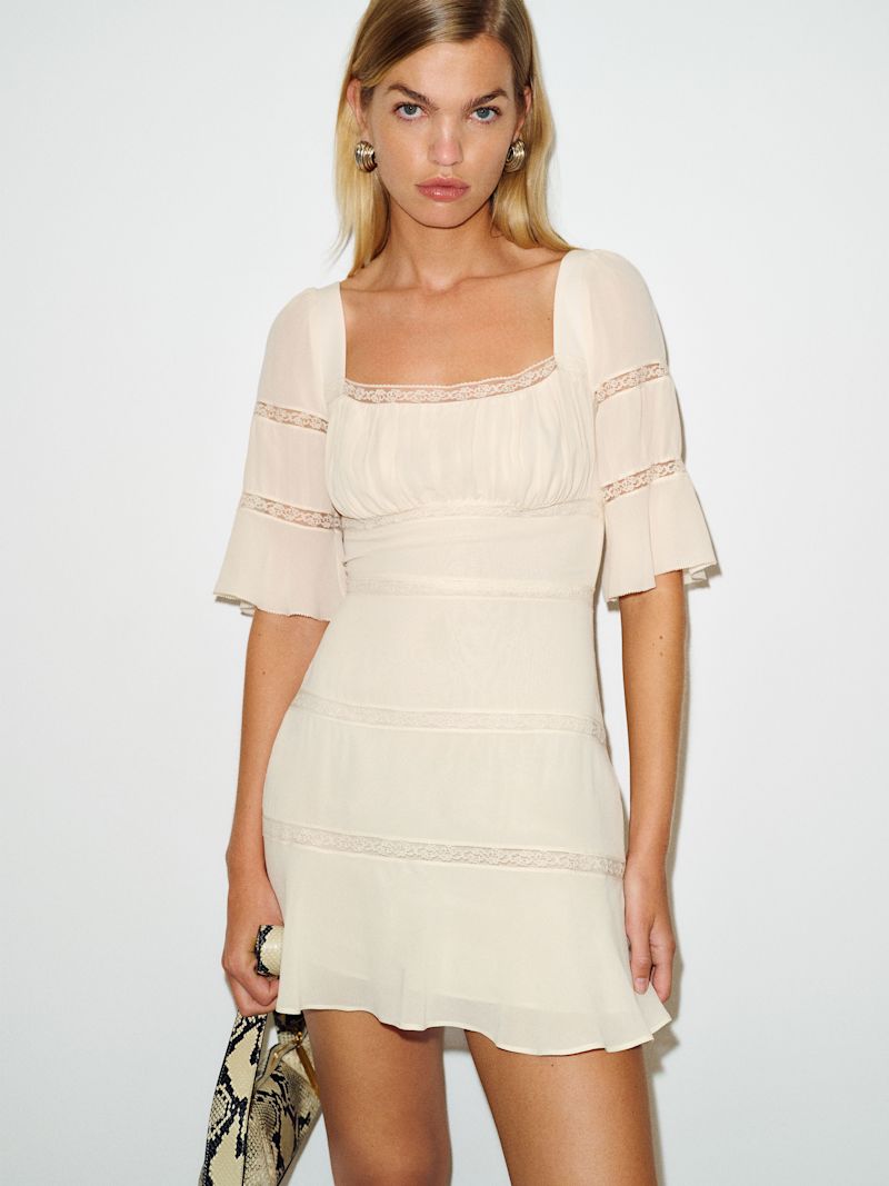 Cream Claribel Dress - Image 2