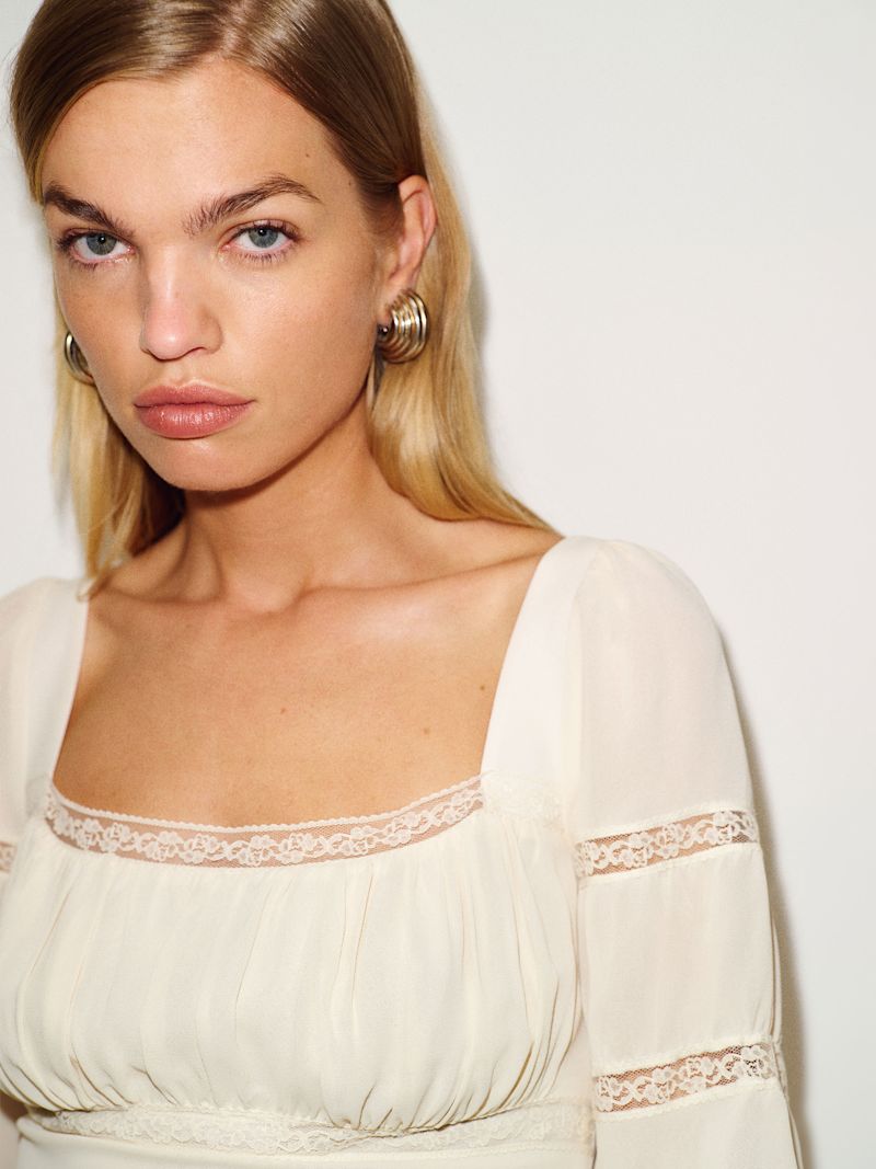 Cream Claribel Dress - Image 3