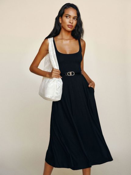 Black Rou Knit Dress