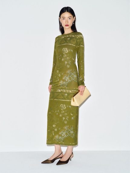 Emerald Tapestry Tommie Knit Dress