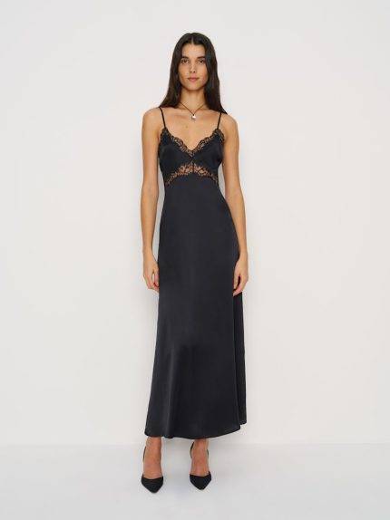 Black Ericka Silk Dress